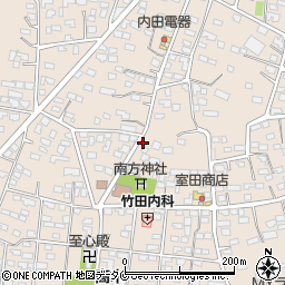宮崎県都城市高木町周辺の地図