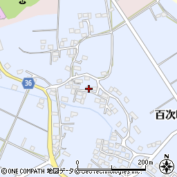 鹿児島県薩摩川内市百次町1648-5周辺の地図