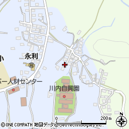 鹿児島県薩摩川内市百次町1053周辺の地図