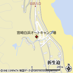宮崎白浜オートキャンプ場ＣＯＣＯＮＡ周辺の地図