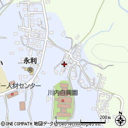 鹿児島県薩摩川内市百次町1053-7周辺の地図