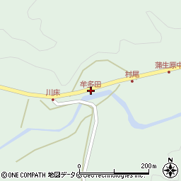 牟多田周辺の地図