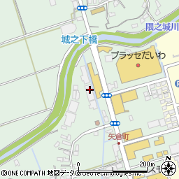 ＪＡ北さつま矢倉配送センター周辺の地図