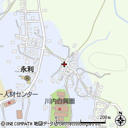 鹿児島県薩摩川内市百次町1053-1周辺の地図