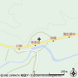 川内加治木線周辺の地図