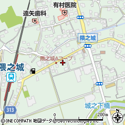 南日本新聞隈之城販売店周辺の地図