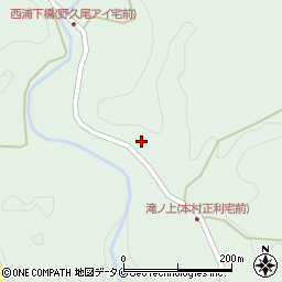 鹿児島県姶良市蒲生町西浦2386周辺の地図