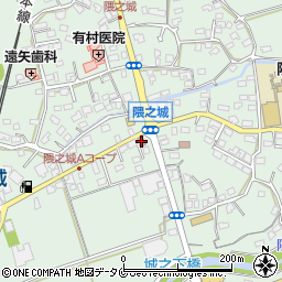 隈之城郵便局周辺の地図