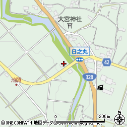 日之丸交差店周辺の地図