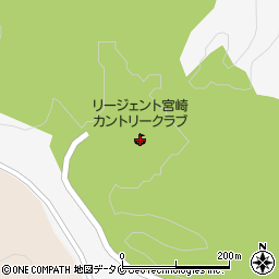 リージェント宮崎カントリークラブ周辺の地図