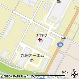 ナガワ宮崎工場周辺の地図