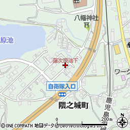 藤次原池下周辺の地図