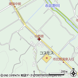 小野原周辺の地図