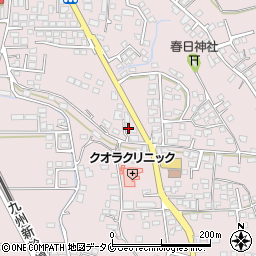 鹿児島県薩摩川内市宮崎町周辺の地図