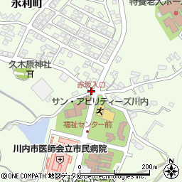 赤坂入口周辺の地図
