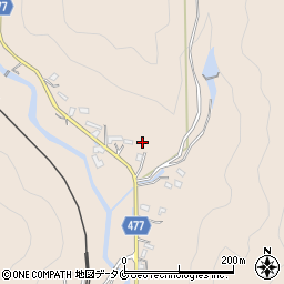 鹿児島県霧島市隼人町嘉例川4133周辺の地図