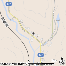 鹿児島県霧島市隼人町嘉例川4137周辺の地図