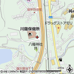 川薩保健所周辺の地図
