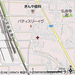 ラ・フォーレ宮崎周辺の地図