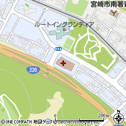 宮崎市青島地域センター周辺の地図