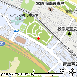 青島歴史文化の広場トイレ周辺の地図