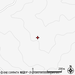 中甑島周辺の地図