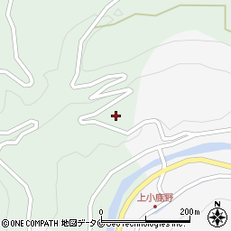 鹿児島県霧島市牧園町下中津川2491周辺の地図