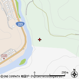 鹿児島県霧島市牧園町下中津川2270周辺の地図