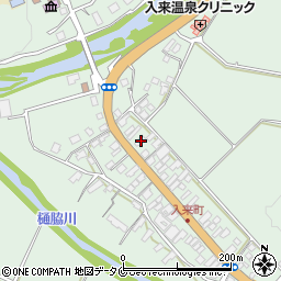 鹿児島県薩摩川内市入来町浦之名7563-1周辺の地図