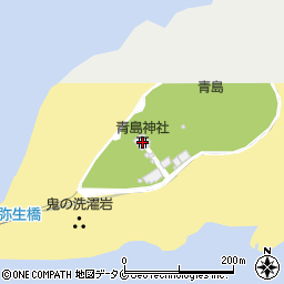 青島神社周辺の地図