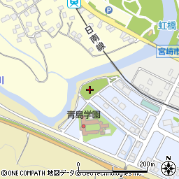 青島シーガル街区公園周辺の地図