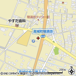 宮崎県都城市高城町穂満坊周辺の地図