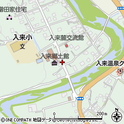 入来麓周辺の地図