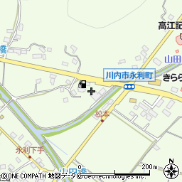 カーコンビニ倶楽部川内店カーレスキュー周辺の地図