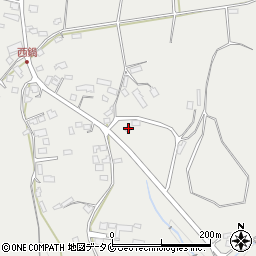 鹿児島県霧島市溝辺町麓1996周辺の地図