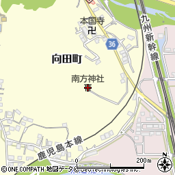 南方神社周辺の地図