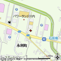 セブンイレブン薩摩川内永利町店周辺の地図