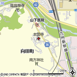 本国寺周辺の地図
