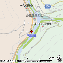 鹿児島県霧島市隼人町嘉例川4388周辺の地図