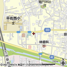 テクノパーキング川内平佐町駐車場周辺の地図