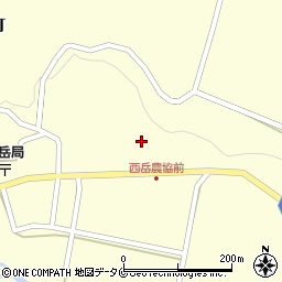 都城警察署西岳駐在所周辺の地図