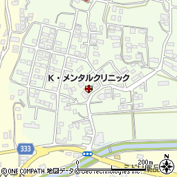 Kメンタルクリニック周辺の地図