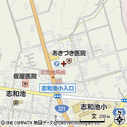 宮崎県都城市上水流町周辺の地図