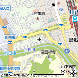 損害保険ジャパン株式会社　鹿児島支店薩摩川内支社周辺の地図