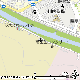 南国生コンクリート株式会社　川内工場周辺の地図