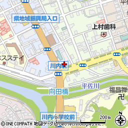 鹿児島県薩摩川内市西向田町1-4周辺の地図