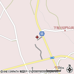 鹿児島県霧島市溝辺町有川1900周辺の地図