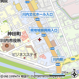 九州電力株式会社　川内営業所・コールセンター周辺の地図