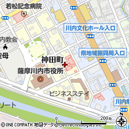 敬安会訪問看護ステーション周辺の地図