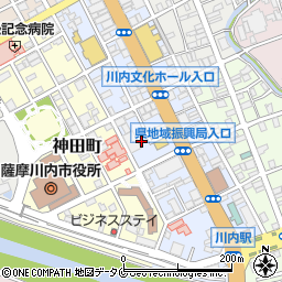 自遊空間 薩摩川内店周辺の地図